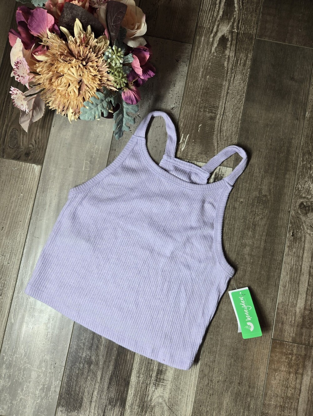 NWT Honeydew Intimates Ribbed Lavender “Bet On It” Tank Top Size Medium - Picture 11 of 16